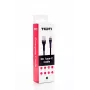SEEK TOTI USB-A to USB-C Punutud Kaabel 2m 3A Must