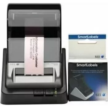 Seiko Instruments roosad otsepöördumise termomärgised Smart Label Printer 100, 120, 200, 220, 620, 650SE, EZ30, Pro jaoks (54 mm x 101 mm, 220 märgist/rull, 1 rull) 42100602