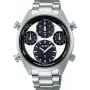 SEIKO SFJ001P1 Meeste päikeseenergia kvartskronograafkell 42mm roostevaba teras