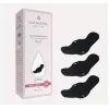 Selenacare Washable Pads (3-Pack) - Regular Flow, Bamboo Charcoal, Reusable Menstrual Pad