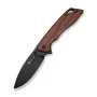 SENCUT Stratex Guibourtia kokkupandav nuga tilgakujulise tera, liner lock, flipper/pöidlanupuga avamine, 9Cr18MoV teras, satiinviimistlus, 3.46 inch tera, 4.41 inch suletuna, taskuklamber