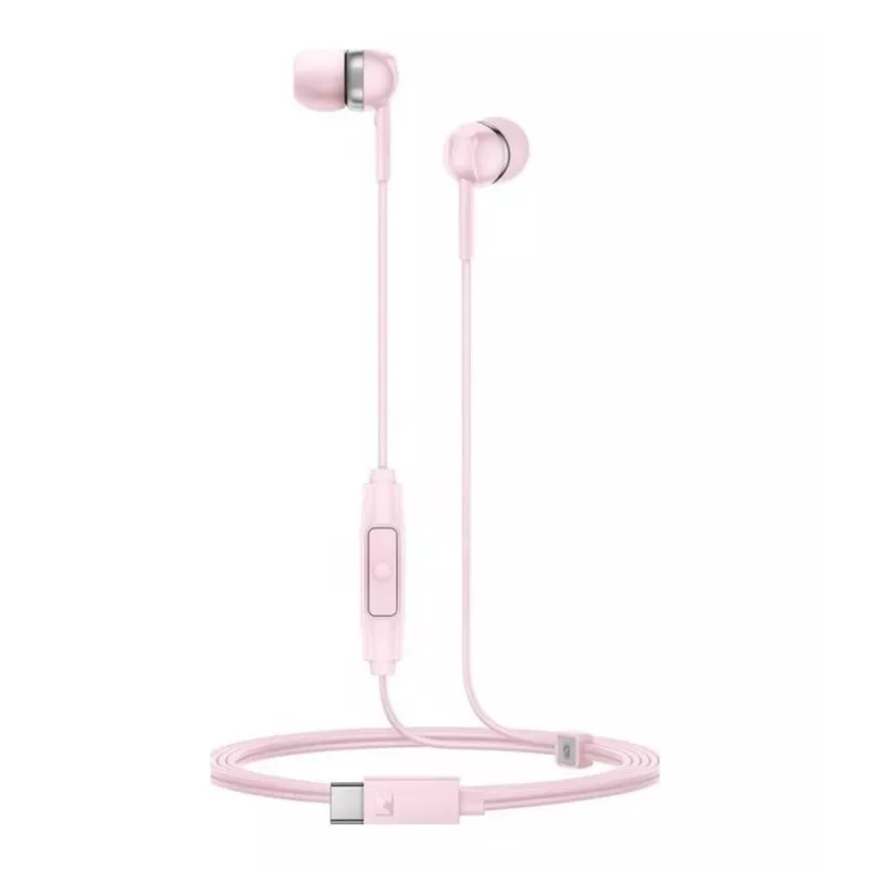 Sennheiser CX 80U juhtmega kõrvaklapid mikrofoni ja kaugjuhtimispuldiga, Sakura roosa, 17 Hz - 20 kHz