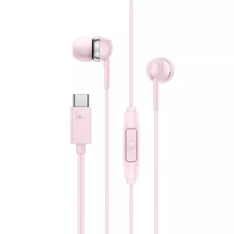 Sennheiser CX 80U juhtmega kõrvaklapid mikrofoni ja kaugjuhtimispuldiga, Sakura roosa, 17 Hz - 20 kHz