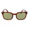 SERENGETI SS575006 Unisex Päikeseprillid - Satiinmust Nailonraam, Fotokroomsed Polariseeritud Mineraalklaasist Läätsed, 52mm
