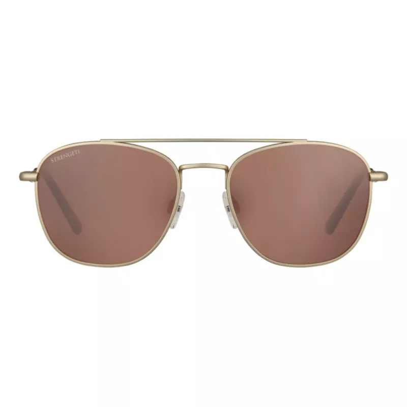 SERENGETI Unisex Päikeseprillid SS542004 - Fotokroomsed Polariseeritud Mineraalklaasist Läätsed, 53mm Läätse Laius, Klassikaline Ristkülik
