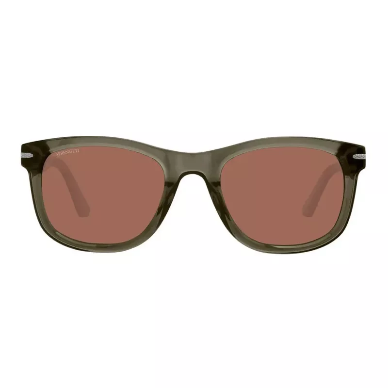 SERENGETI Unisex Päikeseprillid SS745004-S - Läikiv Must Raam, Drivers Gold Läätsed, 54/24/145 mm