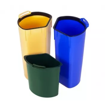 Prügi sorteerimiskorvide komplekt CurverTRIO 17 + 17 + 6 L