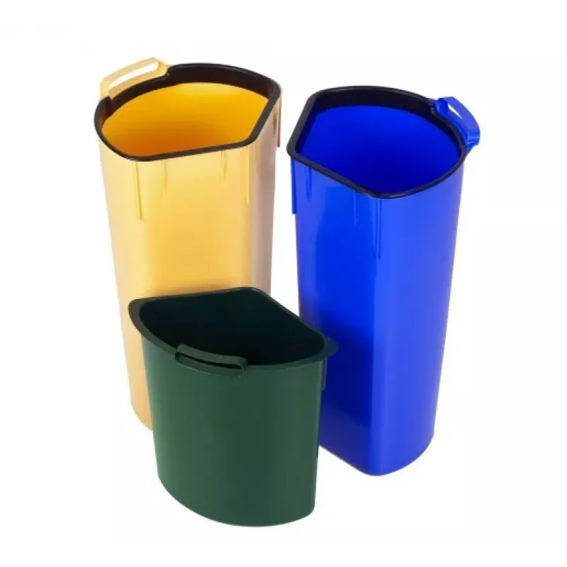 Prügi sorteerimiskorvide komplekt CurverTRIO 17 + 17 + 6 L