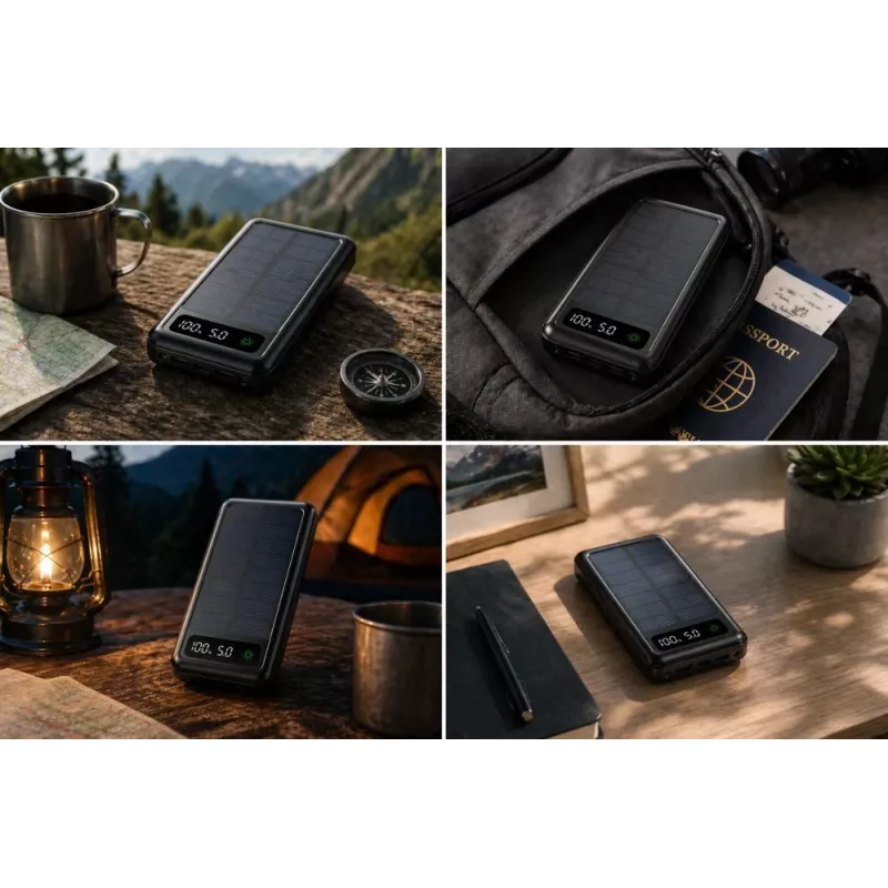 Setty Solar Power Bank SLR-120 20000 mAh Must