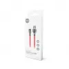 Setty USB-A to Micro-USB kaabel 1,0 m 3A kiirlaadimine Punane FC-M