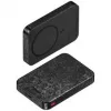SHARGE CarbonMag 10K traadita akupank, 10 000 mAh, Qi2 15W, USB-C 20W, must YDD-SG-C2TXWCX-HEI