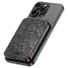 SHARGE CarbonMag 10K traadita akupank, 10 000 mAh, Qi2 15W, USB-C 20W, must YDD-SG-C2TXWCX-HEI