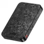 SHARGE CarbonMag 10K traadita akupank, 10 000 mAh, Qi2 15W, USB-C 20W, must YDD-SG-C2TXWCX-HEI