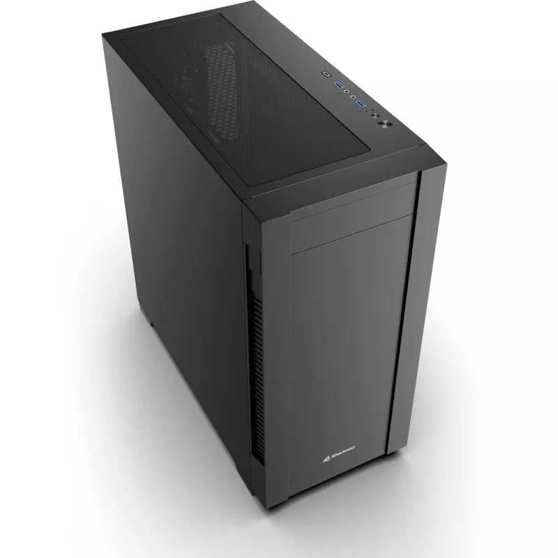 Sharkoon S25-V2 Black Midi-Tower Case, Model 2026