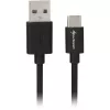 SHARKOON USB 2.0 kaabel, USB-A isane USB-C isane (must, 2 m)