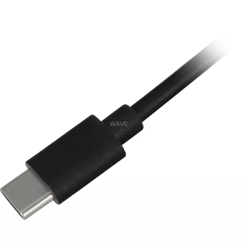 SHARKOON USB 2.0 kaabel, USB-A isane USB-C isane (must, 2 m)