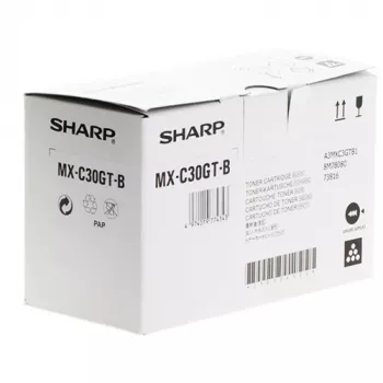 Sharp MX-C30GTB (MXC30GTB) toonerikassett, must
