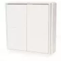 Shelly Blu ZB Wall Switch 4 nutikas juhtmevaba 4-nupuline seinakommutaator, Zigbee & Bluetooth, patareitoitel, valge Shelly_B_ZB_WS_4_SA