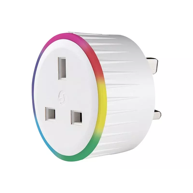 Shelly Plus Plug UK – Wi-Fi & Bluetooth nutikas pistik energiamõõtmisega, 3000W, UK tüüp G