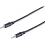 SHIVERPEAKS 3,5 mm pistikuga helikaabel, isane-iseane, 2,5 m, must
