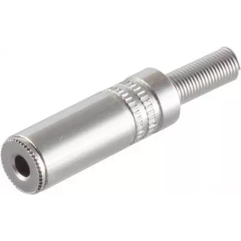 shiverpeaks BASIC-S 3,5 mm stereo pistikupesa ühendusdetail, metallkorpus, jootmisühendus, polükott Euro-avaga (BS51210-M)