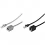 shiverpeaks BASIC-S Cat. 6A S/FTP patch-kaabli pikendus, hall, 0,5 m, halogeenivaba, RJ45 isane-pesane BS08-62010