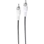 SHIVERPEAKS BASIC-S Mono RCA helikaabel, 5,0 m, must, kilekott BS40005