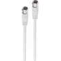 shiverpeaks BASIC-S SAT-kaabel F-isane F-isane 0,2 m valge 10-pakk BS80092-0.2-128