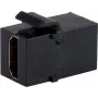 SHIVERPEAKS BS08-10052 Keystone HDMI 2.1 ühendusmuhv emane-emane 8K 48Gbps must