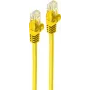 SHIVERPEAKS BS08-35002 Cat.7 U/UTP paigalduskaabel, RJ-45, kullatud kontaktid, 0,25 m, kollane, 10 Gbps
