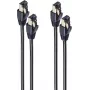 SHIVERPEAKS BS08-41025-2 Cat8.1 võrgukaabel, F/FTP, RJ45, 1m, must