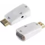 SHIVERPEAKS BS10-01001 HDMI-VGA + 3,5 mm heli aktiivmuundur, 1080p, must