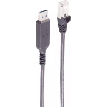 SHIVERPEAKS BS13-52155 USB-A - RJ45 Gigabit Etherneti adapterkaabel, 1,5 m, must