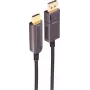 SHIVERPEAKS BS30-20485 aktiivne optiline DisplayPort-HDMI adapterkaabel, 4K60, 30m, must