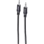 SHIVERPEAKS BS30812-0.5 3,5 mm stereo helikaabel, 0,5 m, must