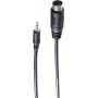 SHIVERPEAKS BS30822 Helikaabel 1,5m 3,5mm - 5-pin DIN isane must