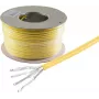 SHIVERPEAKS BS75500-A+-100SSP Cat.7a S/FTP lahtine võrgukaabel, 100 m, kollane, LSZH, 1000 MHz, 10 Gbps, 23 AWG täisvasest