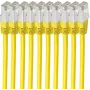 SHIVERPEAKS BS75711-HY-SET-10 Cat6 S/FTP paigalduskaabel, 1 m, kullatud RJ45, must