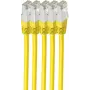 Shiverpeaks BS75711-HY-SET5 Cat6 S/FTP Patch-kaabel, 1 m, kollane, LSZH, 5-pakk