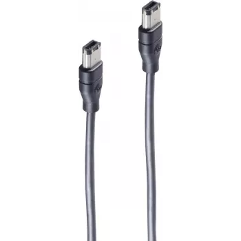 SHIVERPEAKS BS77202 FireWire 400 kaabel - 6-pin to 6-pin, must, 400 Mbit/s