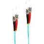 SHIVERPEAKS BS77905/3 5m ST-ST OM3 multimode duplex fiiberoptiline ühenduskaabel, akvatoorne