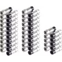 SHIVERPEAKS BS85029-A-SET25 F-tüüpi kompressioonliitmik 7 mm koaksiaalkaablile, 25-pakk, nikeldatud messing, 75 oomi, ilmastikukindel, hõbedane