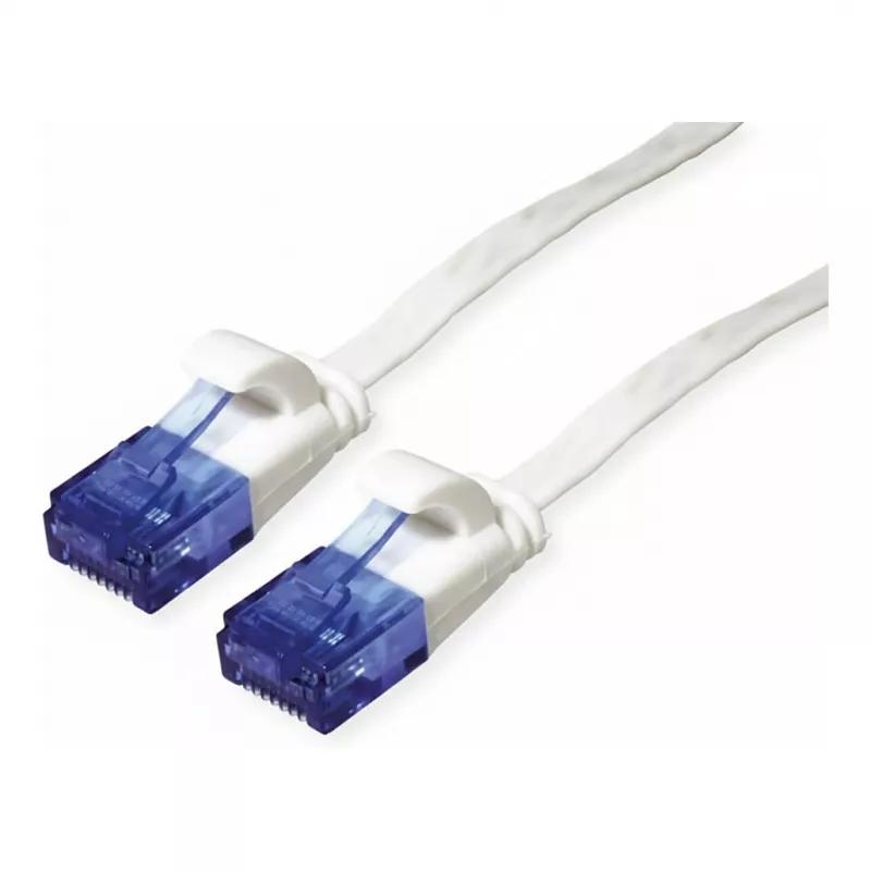 SHIVERPEAKS CAT6 UTP Flat Patch Cable 0.5m White