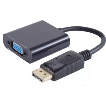 SHIVERPEAKS DisplayPort 1.1 - VGA adapterkaabel, 15cm, must 14-05009