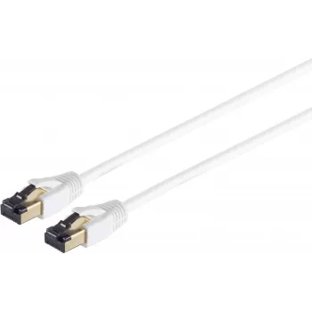SHIVERPEAKS Helos Cat 8.1 F/FTP paigalduskaabel, 5m, valge, 25/40GBase-T, LSZH, kullatud RJ45