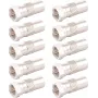 SHIVERPEAKS IEC isane F emase adapter, 10 tk komplekt, 75 Ohm, nikeldatud BS85323-SET10