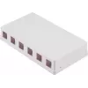 SHIVERPEAKS Keystone pealepandav seinakarp, 6-porti, valge (BS08-10118)