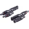 SHIVERPEAKS PV4 T-adapteri komplekt, 2-üheks haru, IP68, 1500V DC, 30A, must (BS02-21012)