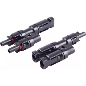 SHIVERPEAKS PV4 T-adapteri komplekt, 2-üheks haru, IP68, 1500V DC, 30A, must (BS02-21012)