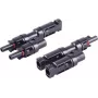 SHIVERPEAKS PV4 T-adapteri komplekt, 2-üheks haru, IP68, 1500V DC, 30A, must (BS02-21012)